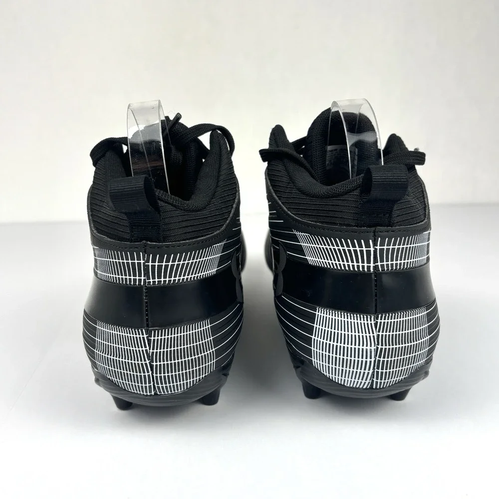 Under Armour Nitro Football Cleats Black White Men's Size 10.5 NWOB 3000181-001